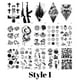 thumbnail image 5 of 15 uds, tatuaje adhesivo para brazo, tatuajes geniales impermeables, tatuaje de dibujos animados 3D para hombres y mujeres, 5 of 9