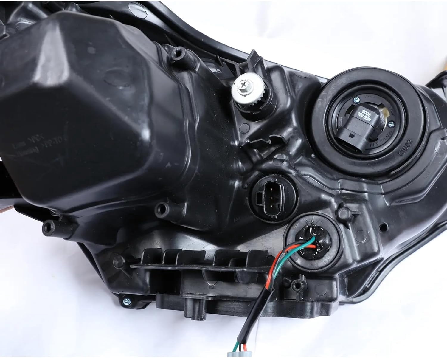 HOUGEET Headlights Assembly Fit for 2014 2015 2016 Toyota Corolla Base/CE/C/LE Eco/LE/L/S Plus/S/Special Edition Sedan 4-Door Headlamps Clear Lens (Driver Side)