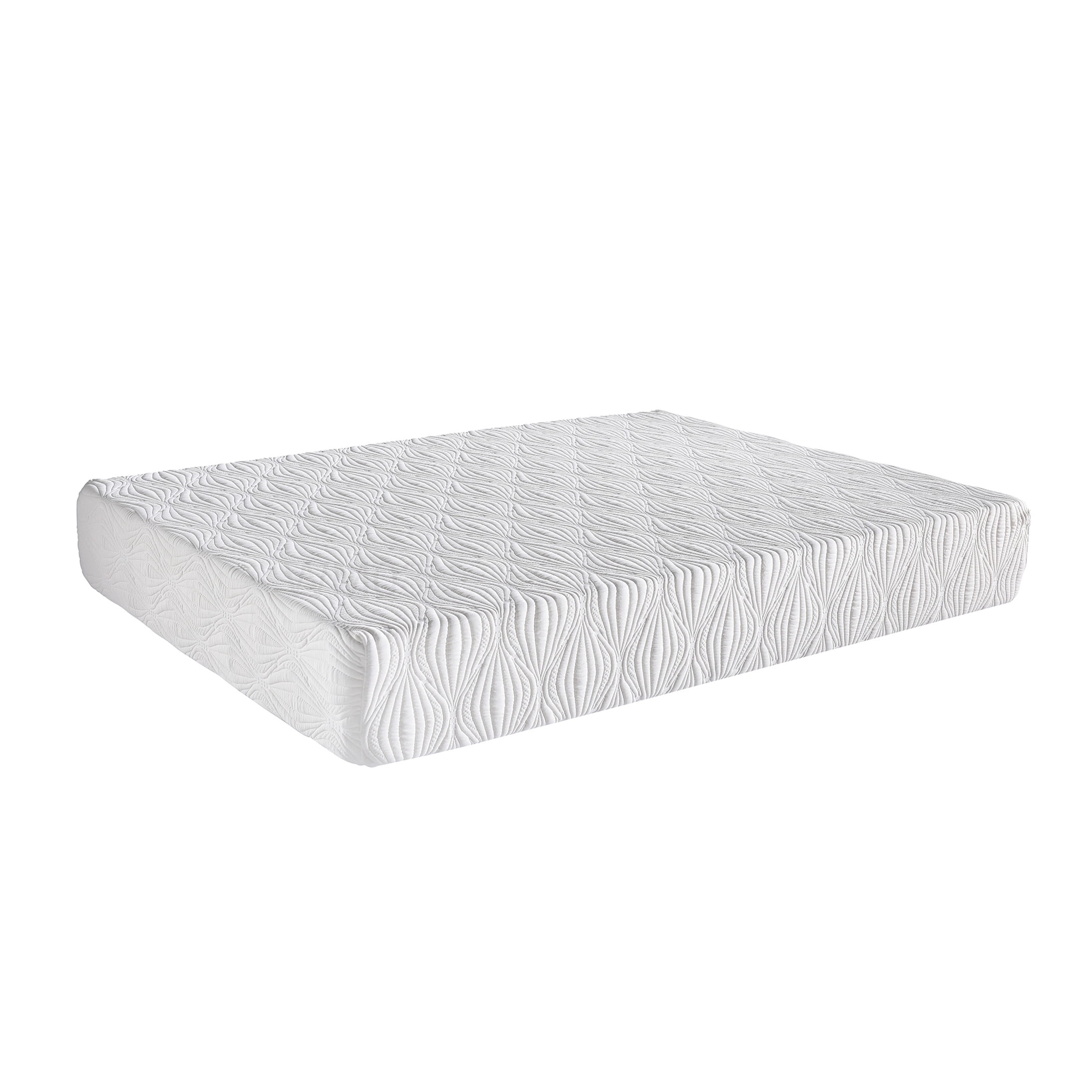 CHAMPFLAG Full Size Gel Memory Foam Mattress 10 Inch, Medium Firm Support, Cool Breeze Fabric, CertiPUR-US Certified, Bed in a Box
