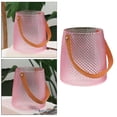 thumbnail image 4 of Florero de Cristal con Forma de Bolsa Trasera Macarena Decorativo de Jardín Rosa 16x13x18cm florero de escritorio, 4 of 8