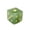 E, variant on Qonioi Natural Crystal Dice 1pc, Polished 6-Sided Gold Pips Dice with Hand-Crafted Edges, Healing D6 Divination Dice for Tarot Table Board Game Ornament