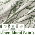 thumbnail image 2 of Driftaway Tree Branch Linen Lined Valance Double Layer Thermal Insulated Blackout Valances 3 Inch Rod Pocket Short Window Valance for Living Room Bathroom 52 Inch by 18 Inch Loden Green, 2 of 8