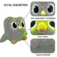 thumbnail image 3 of Peluche de búho verde, 30 cm, 20 cm (largo x alto), 3 of 5