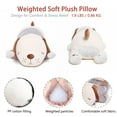 thumbnail image 4 of Niuniu Daddy 15.7" Weighted Dog Stuffed Animals 3.3lbs Giant Soft Sensory Companion Plush Toys for Ages 3+, 4 of 14