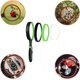 thumbnail image 1 of Taian 2 Pack 75mm 10x Lupa de Mano Lupa de Lectura Inastillable para Personas Mayores y Ni?os, Lente de Lupa de Vidrio Real con Goma Antideslizante H ZefeiWu 8390615886345, 1 of 1