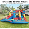 thumbnail image 5 of SPECSTAR Inflatable Bounce House Water Bouncer Jumping Castle with 450W Air Blower, Double Water Slide, Sprinkler, Splash Pool, Basketball Hoop, Water Gun, Climbing Wall for Kids Outdoor Backyard, 5 of 9