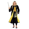 thumbnail image 1 of Harry Potter Peignoir Hufflepuff de Luxe pour Adulte, 1 of 7