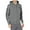 Dark Heather Grey, variant on Men's Full Zip Hooded Sweatshirt (Regular and Big & Tall Sizes) HEATHER GRAY