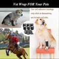 thumbnail image 3 of 8pcs Self Adhesive Bandage Wrap, 2.5cm*450cm Black Breathable Elastic Cohesive Bandages, Vet Wrap Sports Tape, 3 of 5