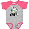 thumbnail image 3 of Inktastic Zebra My Pop-pop Loves Me Boys or Girls Baby Bodysuit, 3 of 5