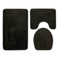 thumbnail image 1 of Inteprter Juego de alfombras de baño, cojín con fuerte fuerza de adsorción y alfombrilla al tacto fácil de limpiar y mantener Decoración del hogar PJ210831-A004 50*80cm, 1 of 6