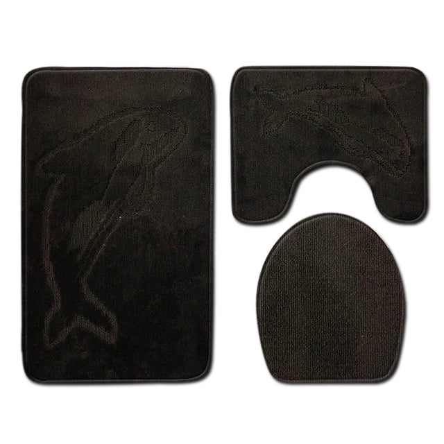 Inteprter Juego de alfombras de baño, cojín con fuerte fuerza de adsorción y alfombrilla al tacto fácil de limpiar y mantener Decoración del hogar PJ210831-A004 50*80cm