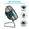 thumbnail image 2 of Emergencies And Outdoor Work USB Fan Mini Fan 14.5*15cm Black Foldable, 2 of 10