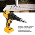 thumbnail image 4 of Electric Rivet Tool, Battery Powered High Efficiency Brushless Motor Cordless Rivet  Low Noise 20mm Stroke 360W with LED Light for Automotive, 4 of 7