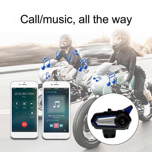 Auricular para casco de motocicleta, manos libres, compatible con Bluetooth 5,0, Control por voz, BT31