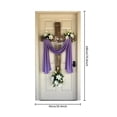 thumbnail image 3 of 2 Pcs Easter Door Curtain, Polyester Easter Egg Rabbit Door Cover, Festive Background Decor for Party and Home, 35.43x70.87 Inches, 3 of 6