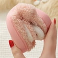 thumbnail image 5 of lnmuld Kids Slipper Winter Non Children Warm Plush Cotton Slippers Parent Child Mother and Daughter Cute Home Indoor Girls Slippers Furry Lined Slippers Size:7, 5 of 7
