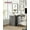 Misty Gray, variant on File Cabinet, 15.7"D x 17.7"W Filing Cabinet with 3 Drawers, Printer Stand for Home Office, Dark Brown
