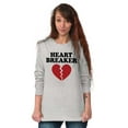 thumbnail image 3 of Heartbreaker Valentines Day Break Up Long Sleeve TShirt Men Women Brisco Brands S, 3 of 6
