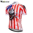 thumbnail image 2 of Camiseta de ciclismo de verano para hombre 2021, ropa de ciclismo de montaña, camisetas de manga corta, ropa para ciclismo, camisetas, chaquetas, bandera de EE. UU., calavera, 2 of 5