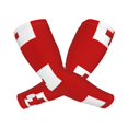 thumbnail image 2 of Cooling Arm Sleeves With Thumb Hole Tonga Flag Breathable Moisture-Wicking Arm Sleeves For Women Men, 2 of 6