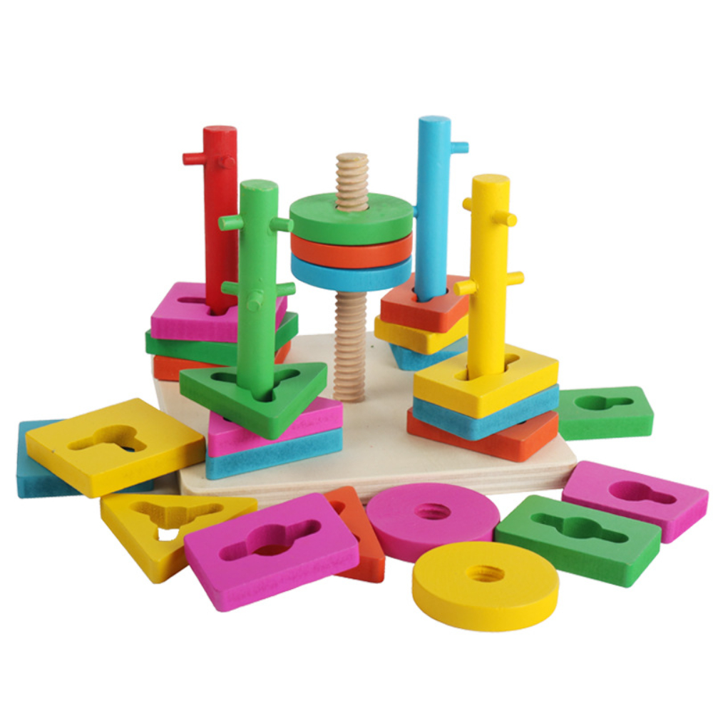 PEACNNG Montessori Toys for 2 year Olds 18+ Months, 3 Year Old Wooden Educational Toy For