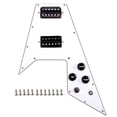 thumbnail image 4 of fashionhome Electric Guitar Pickguard V Prewired Scratch Plate 3-ply PVC 12 Holes Pickup Replaceable Parts Stringed String, 4 of 6