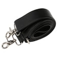 thumbnail image 2 of Black Mens Leather Crossbody Replacement Bag Accessory Handle Straps 150cm, 2 of 8
