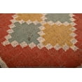 thumbnail image 5 of Wool Jute Kilim Runner Rug Area Runner Hallway Lobby Stair Bohemian Boho Home Living Décor Modern Runner ( 2 x 6 ft ) ( KILIM 19 ), 5 of 6