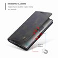 thumbnail image 2 of Dteck For Samsung Note 10 Plus CaseMe Slim PU Leather Flip Magnet Case Cover Retro Style Frosted Lightweight Protective Shell Holster, black, 2 of 5