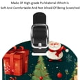 thumbnail image 4 of Square 2Pack PU Leather Christmas Tree Cruise Luggage Tag with Privacy Cover and Name ID Tag for Travel Handbags Backpacks Luggage Tags, 4 of 6