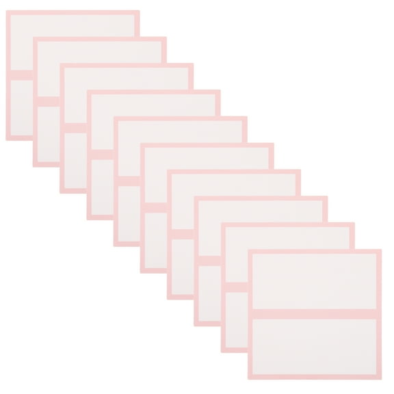 HOMEMAXS 50 Pcs Table Place Cards for Seating   Name Tags Table Tent Cards Delicate Folding Place Cards Elegant Table Place Cards
