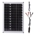 thumbnail image 1 of Panel solar de silicio monocristalino de 100 W y 18 V, 15,7 pulgadas de largo y 10,8 pulgadas de ancho, cargador portátil para coche, portátil, lámpara, 1 of 15