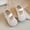 Beige, variant on Kids Girls Beige Ballet Flats | Soft Mary Jane PU Kids Flats, Non Slip Dress Shoes for Girls,Size 12
