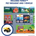 thumbnail image 3 of TCG Toys Tonka Megamat Active Play Felt Playmat with Dump Truck Vehicle for Preschoolers and Kid's Ages 3 Years and up, Multicolor, 3 of 3