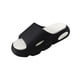 thumbnail image 5 of Zapatillas de ducha para hombre, sandalias de punta abierta, de secado rápido, zapatos casuales de verano, duraderos para Negro 44 45, 5 of 9
