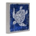 thumbnail image 3 of Stupell Industries Contemporary Rustic Indigo Turtle Gray Framed Giclee Art, 24 x 24, by Paul Brent, 3 of 8