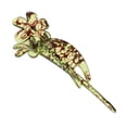 thumbnail image 1 of Clincher de pinza de cabellero de plátano retro, accesorios de pinza de agarre de plástico floral para cabello grueso - 6 colores a elegir Verde, 1 of 9