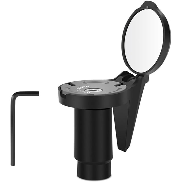 Rearview mirror - E-bike mirror - Bicycle rearview mirror - Convex mirror - Mini rearview mirror - 360° Rotation - Waterproof - High Definition - Acrylic Mirror - Suitable for straight - Curved