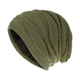 thumbnail image 1 of ¡Guau! Gorro de punto para hombre y mujer, estilo informal, cálido y con forro polar, para exteriores, gorro de invierno de punto con forma de diamante a la moda, 1 of 4