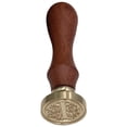 thumbnail image 1 of EZLIFE Sello de cera de madera retro vintage para regalo, kit de letras del alfabeto, sellado G5N0, 1 of 7