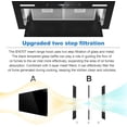 thumbnail image 4 of JOEAONZ Range Hood Insert 30 Inch 800 CFM, Built-in Vent Hood Black Glass Gesture & Touch Control Kitchen Exhaust Fan, Mesh Filters Recirculating Stove Hood Dual LED Lights Ducted/Ductless Convertible, 4 of 8