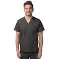 thumbnail image 1 of Sivvan Unisex V-Neck 3 Pocket Scrub Top (Available in 15 Colors), 1 of 7