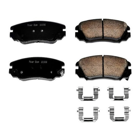 Front Brake Pad Set - Compatible with 2011 - 2017 Buick Regal 2.4L 4-Cylinder 2012 2013 2014 2015 2016