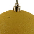thumbnail image 2 of Vickerman 4" Yellow 4-Finish Ball Ornament Assortment, 12 per Box, 2 of 6