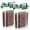 Dark Green-2Pack, variant on 5-7Lbs Cat Dog Storage Container, Portable Pet Food Containers with Upgraded Large Spout and Cup, Small Animal Kibble Dispenser for Bird Seed, Oatmeal, Rice, Flour, Brown Sugart-Dark Green
