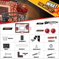 thumbnail image 7 of Henotian Basketball Hoop Indoor for Kids 16.1" X 10.8" Automatic Scoring Basketball Hoop Mini Basketball Hoop for Door with 2 Balls for Kids Boys Teens Basketball Lover Gift, 7 of 7