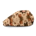 thumbnail image 2 of Chririnla Polyester Newsboy Hat for Casual Outings Hiking Travel, Lightweight Soft Retro Flat Cap for Men and Women, Autumn Black Cat Pumpkin, 2 of 4