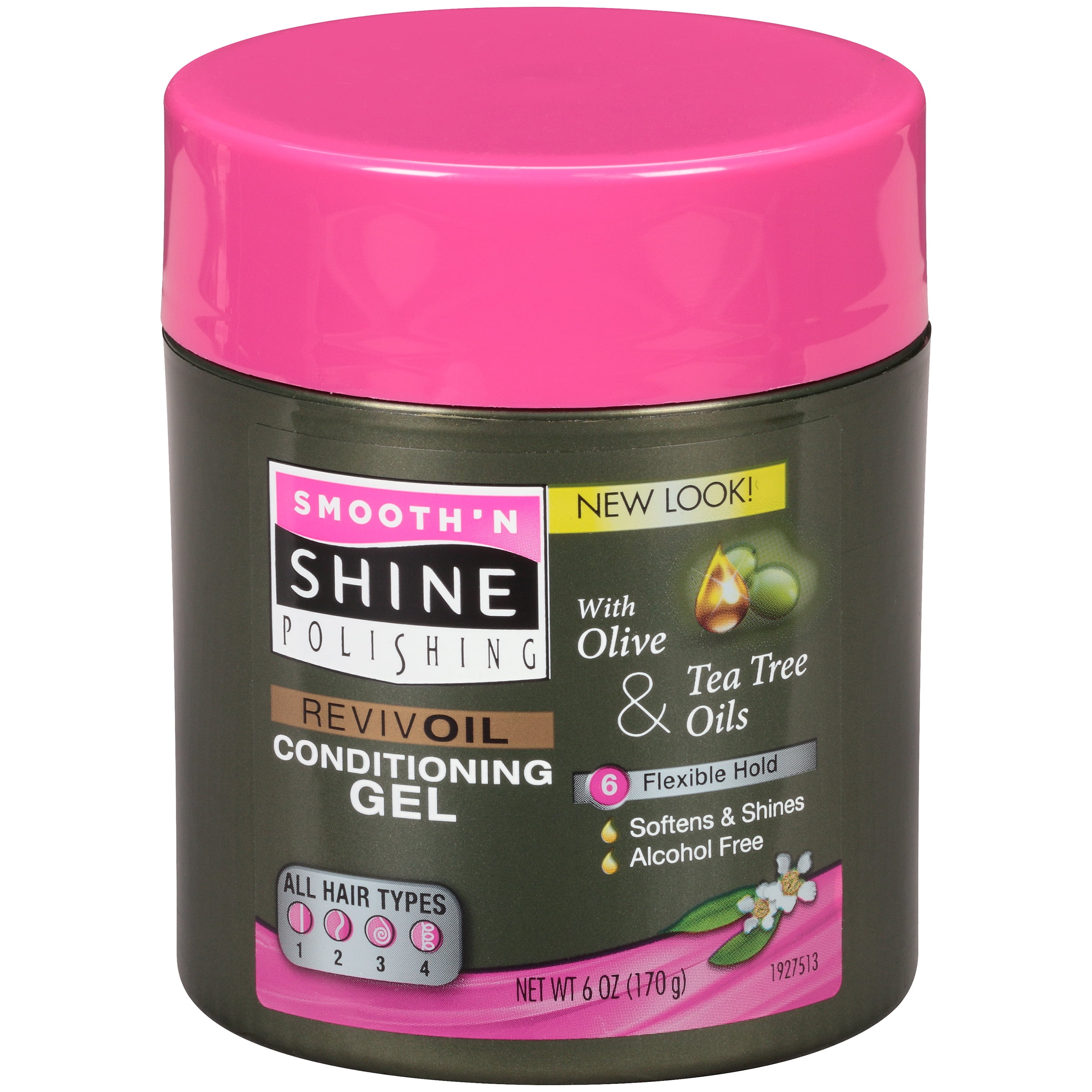 Smooth 'N Shine Olive & Tea Tree RevivOil Conditioning Hair Gel, 6 Ounce