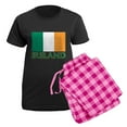 thumbnail image 5 of CafePress - Irish Flag Women's Dark Pajamas - Women's Short Sleeve Print T-Shirt and Pants Dark Cotton Pajama Set, 5 of 7